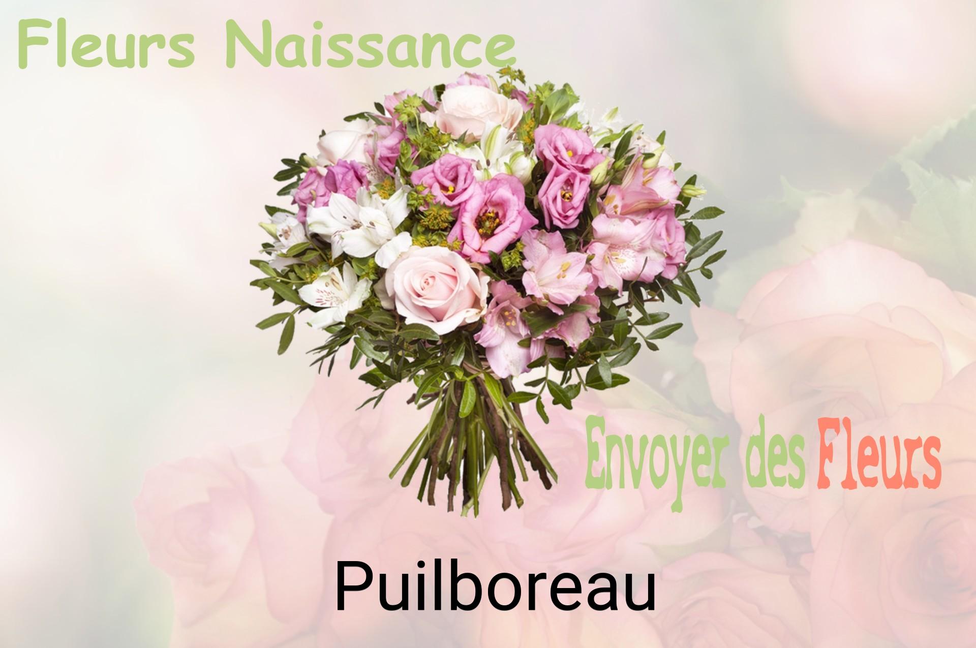 Bouquet de fleurs de naissance livré à Puilboreau
